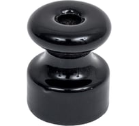 Изолятор МЕЗОНИНЪ универсальный, цвет - черный 40шт GE70025-05