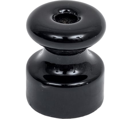 Изолятор МЕЗОНИНЪ универсальный, цвет - черный 40шт GE70025-05