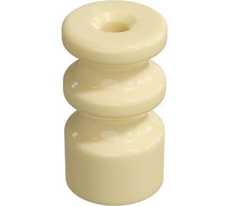 Изолятор МЕЗОНИНЪ универсальный двойной, цвет - слоновая кость GE70225-02