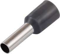 Наконечник-гильза Duwi Е4009, 4мм2, с изолированным фланцем, 25 шт./уп. 26676 1