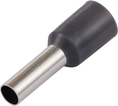 Наконечник-гильза Duwi Е4009, 4мм2, с изолированным фланцем, 25 шт./уп. 26676 1