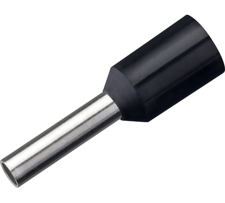 Наконечник-гильза Duwi Е1508, 1.5мм2, с изолированным фланцем, 25 шт./уп. 26686 0