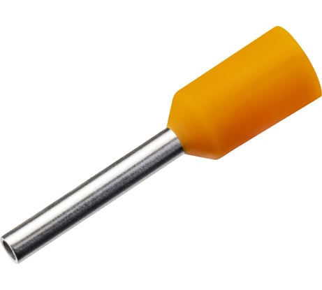 Наконечник-гильза Duwi Е0508, 0.5мм2, с изолированным фланцем, 25 шт./уп. 26685 3