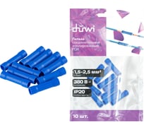 Соединительная изолированная гильза Duwi ГСИ, 1.5-2.5, 10 шт./уп. 26744 7