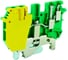 Клемма винтовая четырехвыводная заземляющая UPUN UKJ-4/2×2JD, медная, 80 шт 11033 1