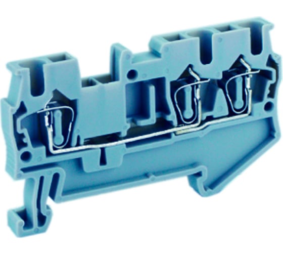 Пружинная клемма UPUN UJ5-4/1×2(BU), 70 шт 421077 1