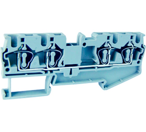 Пружинная клемма UPUN UJ5-4/2×2(BU), 30 шт 421071 1