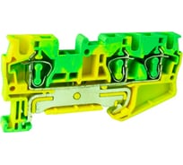 Пружинная заземляющая клемма UPUN UJ5-4/1×2JD, 70 шт 421033
