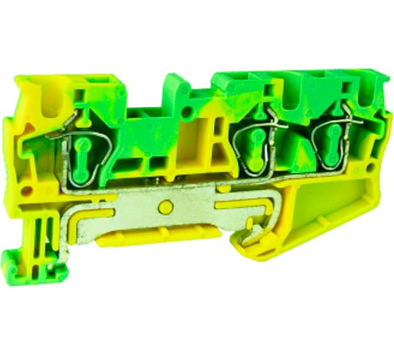 Пружинная заземляющая клемма UPUN UJ5-4/1×2JD, 70 шт 421033 1