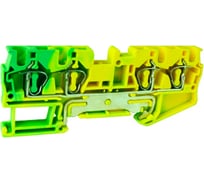 Пружинная заземляющая клемма UPUN UJ5-4/2×2JD, 30 шт 421020