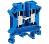 Клемма винтовая UPUN UKJ-4E(BU) латунная, 100 шт 12160