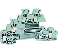 Клемма винтовая трехуровневая UPUN UKJ-4JD/L/N, медная, 60 шт 11312