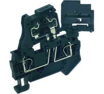 Клемма пружинная UPUN с держателем предохранителя UJ5-4RD(5×20)(BK), 60 шт 421039