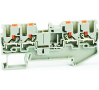 Клемма нажимная UPUN UJ6-2.5/2х2, 90 шт 421465