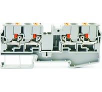 Клемма нажимная UPUN UJ6-6/2х2, 40 шт 421507