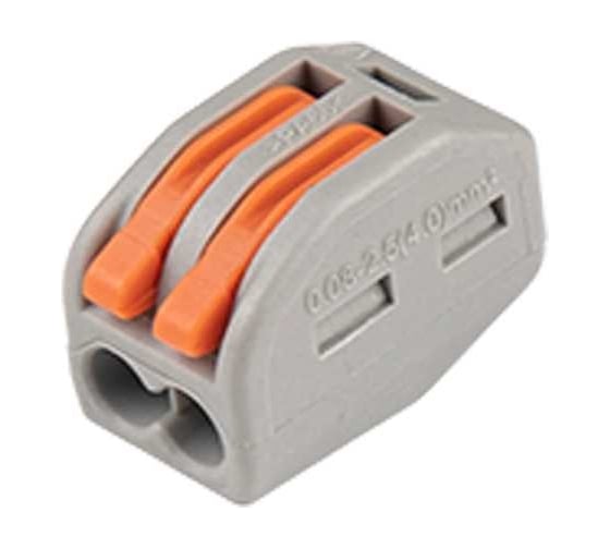 Клемма монтажная рычажного соединения Jazzway PTC-2P 222-412 BL/10 450В 32А 0.08-2.5(4.0)кв.мм (упаковка 10шт) 5050709