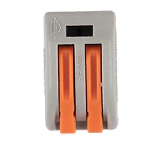Клемма монтажная рычажного соединения Jazzway PTC-2P 222-412 BL/10 450В 32А 0.08-2.5(4.0)кв.мм (упаковка 10шт) 5050709