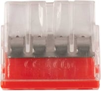 Клемма монтажная нажимного соединения Jazzway PTC-4P 2273-204 450В 32А 0.5-2.5кв.мм (упаковка 50шт) 5051034