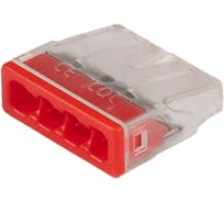 Клемма монтажная нажимного соединения Jazzway PTC-4P 2273-244 450В 32А 0.5-2.5кв.мм (упаковка 50шт) 5051157