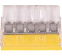 Клемма монтажная нажимного соединения Jazzway PTC-5P 2273-245 450В 32А 0.14-4.0кв.мм (упаковка 50шт) 5051188