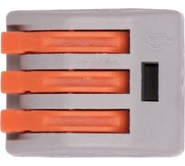 Клемма монтажная рычажного соединения Jazzway PTC-3P 222-413 BL/10 450В 32А 0.08-2.5(4.0)кв.мм (упаковка 10шт) 5050730