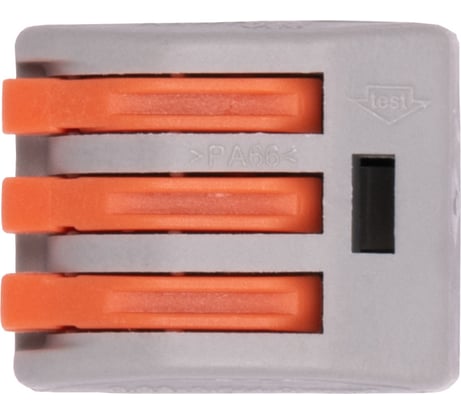 Клемма монтажная рычажного соединения Jazzway PTC-3P 222-413 BL/10 450В 32А 0.08-2.5(4.0)кв.мм (упаковка 10шт) 5050730