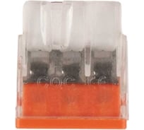 Клемма монтажная нажимного соединения с пастой Jazzway PTC-3P 2273-243 450В 32А 0.5-2.5кв.мм (упаковка 100шт) 5051126