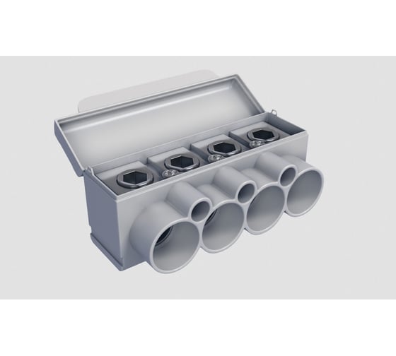Клеммник ГРИНЭНЕРГО КО10.504 желто-зеленый IP23/IP33 (Al 4x10-50/Cu 4x1.5-35 + Cu 3x1.5-2.5) ge-ko-10.504-ye-gn