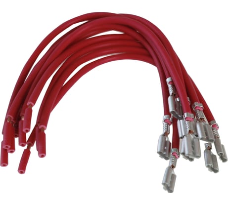 Клемма электропроводки Nord-Yada мама 4,8мм наружная луженая с проводом 0,75мм TM Nord YADA 10шт в упаковке 909597