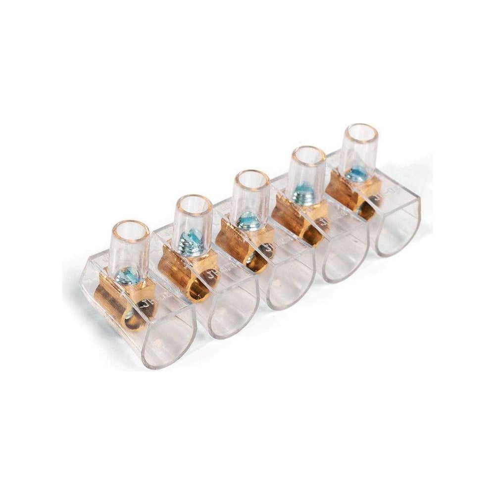 Зажим винтовой концевой изолированный STEKKER КЗВИ-25 500В, 101А, 10 ...