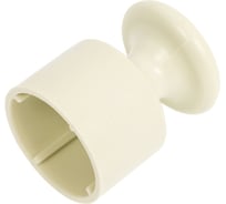 Изолятор для наружного монтажа Bironi R, пластик слоновая кость (300 шт/уп) R1-551-211-300