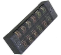 Клеммная колодка винтовая Pro Legend с крышкой, 12 контактов, М4, 25 А, 600 В, 10 AWG, 6 мм2, 5 шт. PL3837_5