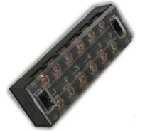 Клеммная колодка винтовая Pro Legend с крышкой, 12 контактов, М4, 35 А, 600 В, 8 AWG, 10 мм2, 5 шт. PL3842_5