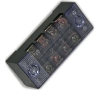 Клеммная колодка винтовая Pro Legend с крышкой, 8 контактов, М3, 15 А, 600 В, 14 AWG, 2 мм2, 5 шт. PL3832_5