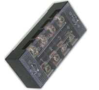 Клеммная колодка винтовая Pro Legend с крышкой, 8 контактов, М4, 25 А, 600 В, 10 AWG, 6 мм2, 5 шт. PL3836_5