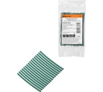 Термоусадочная трубка TDM ELECTRIC клеевая, набор ТТкНГ(3:1) Моноцвет, зеленый 3,2/1,0 SQ0548-2603