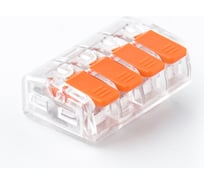 Клемма JINH 4х проводная монтажная СМК CMK-634