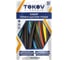 Набор трубок термоусадочных TOKOV ELECTRIC 4/2; 6/3; 8/4; 10/5; 12/6 100мм 35 шт. (7 цветов по 1 шт. каждого размера) TKE-THK-4-12-0.1-7С 1