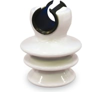 Изолятор штыревой фарфоровый ЭНЕРВИК ENSTO (SDI37) 24 кВ, с втулкой для раскатки (упаковка 3 шт) SDI37R