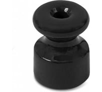 Изолятор универсальный с саморезом Мезонинъ цвет - черный (20шт/уп) GE70027-05