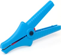 Изолированный зажим крокодил SONEL голубой K09 11 кВ WAKROBU32K09