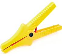 Изолированный зажим крокодил SONEL желтый K09 11 кВ WAKROYE32K09