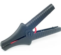 Изолированный зажим крокодил SONEL черный K09 11 кВ WAKROBL32K09