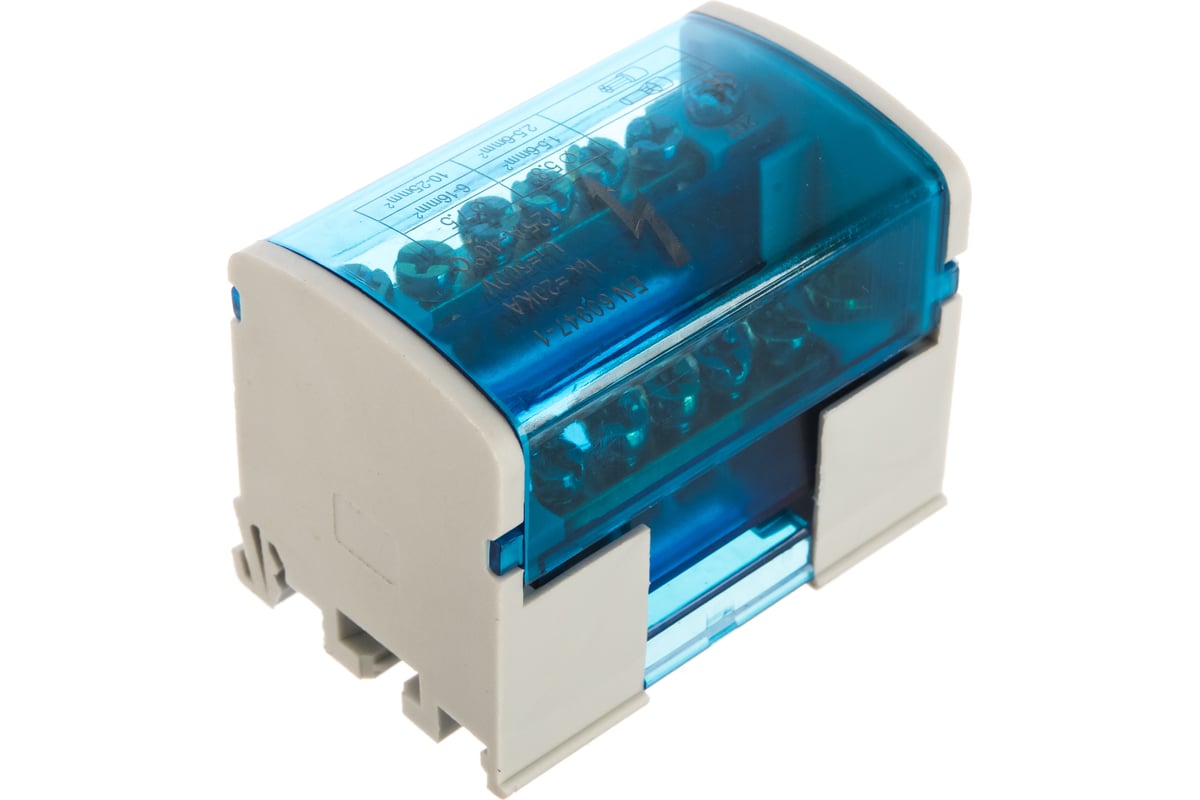 Нулевая шина DORI на Din-рейку в корпусе 2 шины по 7отв. 45007 ...