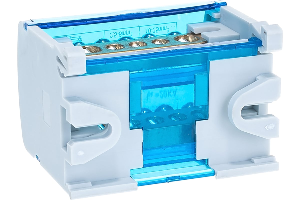 Нулевая шина DORI на Din-рейку в корпусе 2 шины по 7отв. 45007 ...