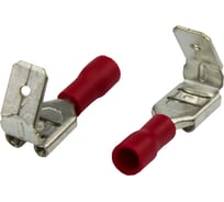 Плоская клемма REXANT изолированная гнездо 7.4мм + штекер - 6.3мм 0.5-1.5мм2 /РПИо 100 шт 08-0414