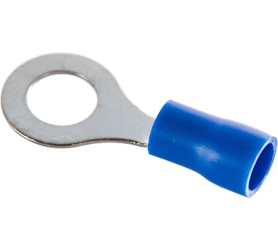 Кольцевой изолированный наконечник REXANT d 6.5 мм 1.5-2.5 мм2 синий 100 шт 08-0035