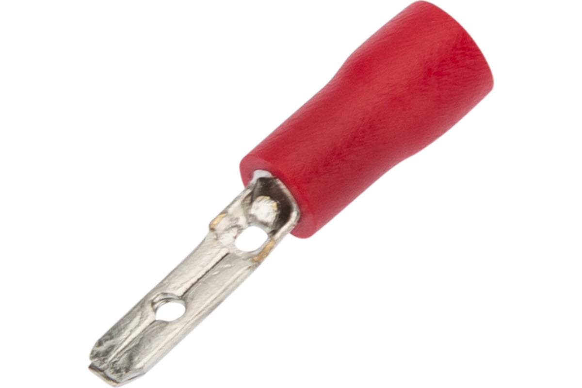 Плоская клемма REXANT изолированная штекер 2.8 мм 0.5-1.5 мм2 красная ...