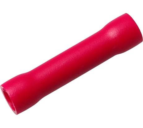 Соединительная изолированная гильза REXANT L-26 мм 0.5-1.5 мм2 красная 100 шт 08-0711