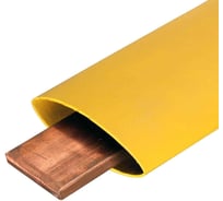 Трубка термоусадочная КВТ ТТШ-10-100/40 желтая 84902